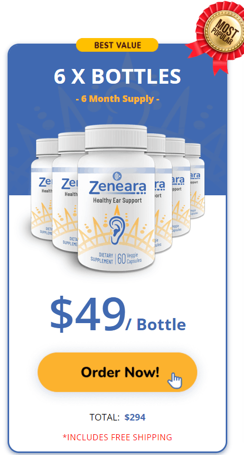 Zeneara 6 bottle pack